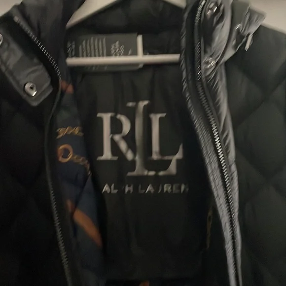 Black Ralph Lauren down jacket NWT